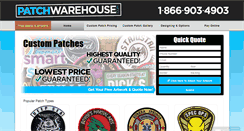 Desktop Screenshot of patchwarehouse.com